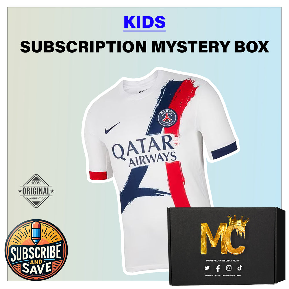 
                      
                        (KIDS) Mystery Football Shirt - Subscription
                      
                    