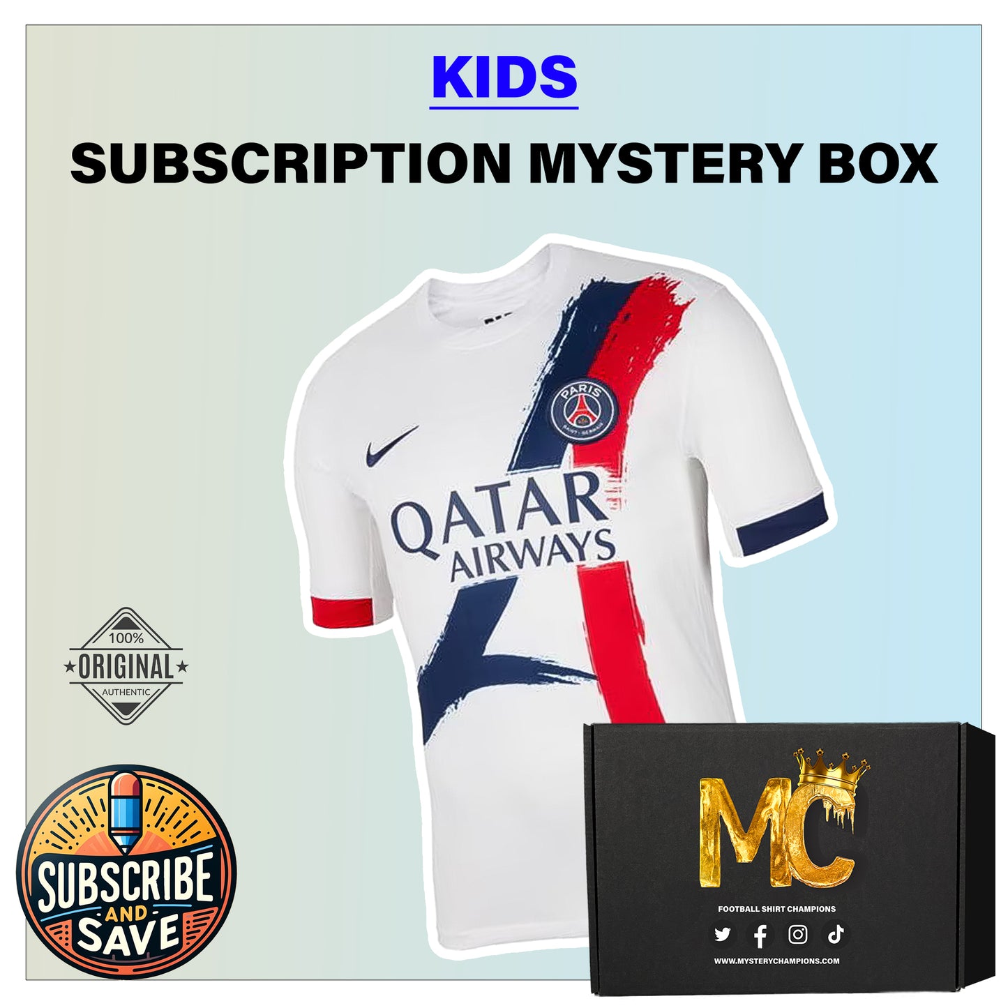 (KIDS) Mystery Football Shirt - Subscription