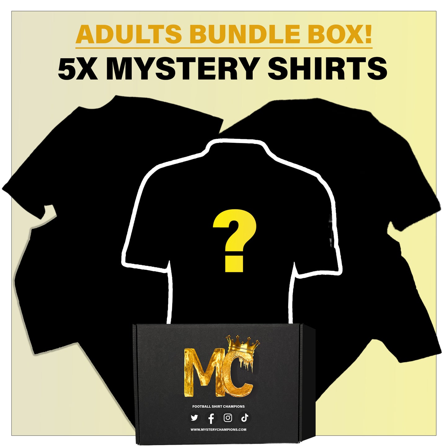 5x MYSTERY FOOTBALL SHIRTS (BUNDLE BOX)