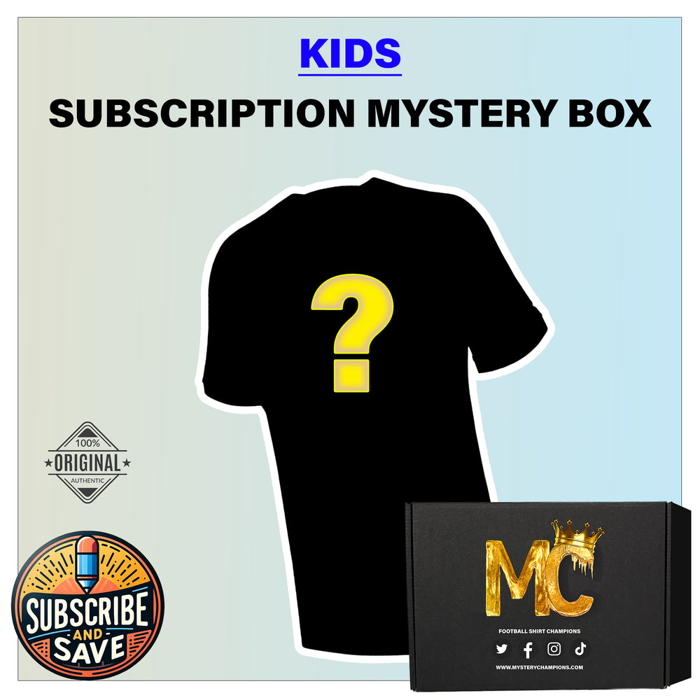 
                      
                        (KIDS) Mystery Football Shirt - Subscription
                      
                    